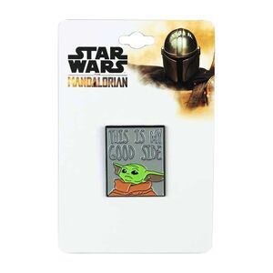 Star Wars: The Mandalorian The Child This is My Good Side Lapel Pin